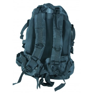 Σάκος πλάτης 50x30x17cm Army Series 211 ΜΑΥΡΟ